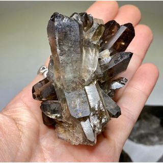 1 PC Random Pick High Quality 5-8 cm  Natural Smoky Quartz Crystal Cluster