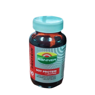 Banner Protein  แบนเนอร์ โปรตีน เลซิติน  แอน โกลด์ พลัส มีวิตามินและแร่ธาตุ [60 แคปซูล]