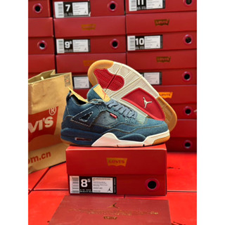 [ พร้อมส่ง ] Air Jordan 4 “ Levi’s Denim  " Size 40 - 47.5 [ H12 ]