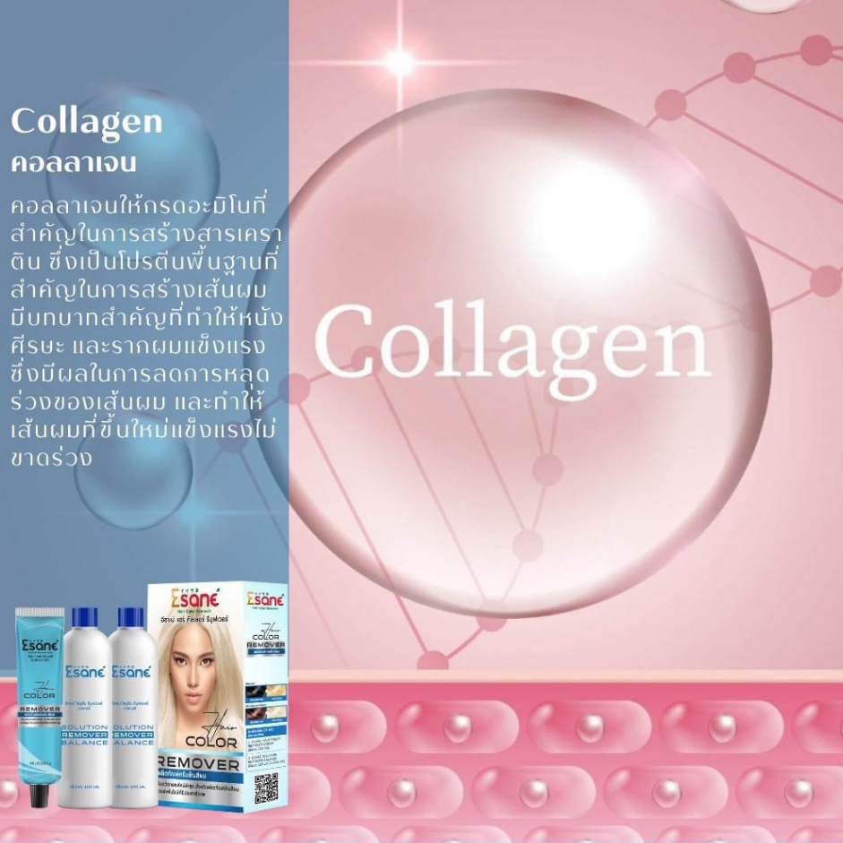 (ตัดฝา) Esane Hair Color Remover อีซาเน่ แฮร์ คัลเลอร์ รีมูฟเวอร์ สำหรับผลิตภัณฑ์ล้างสีผม ราคา ถูกที่สุด ดีลบีเคเค แกลเลอรีภาพที่ 3