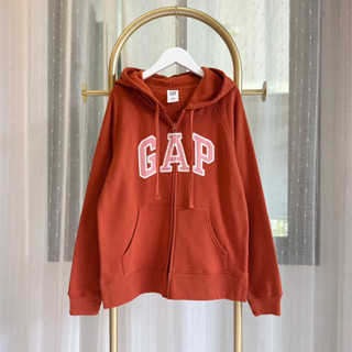 เสื้อฮู้ดซิปหน้า GAP ZIP LOGO HOODIE