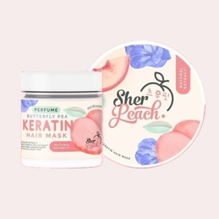 มาส์กหมักผมเกาหลี Sherpeach keratin hair mask มาส์กผมเชอพีช บำรุง ฟื้นฟู กระปุกใหญ่ [250 g.]