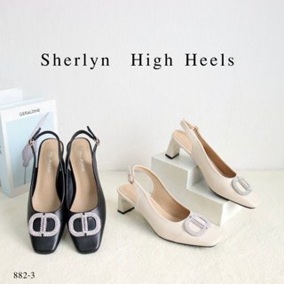 Mgaccess   Sherlyn  High Heels Shoes  882-3 รองเท้าคัทชูรัดส้น