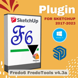 [E81] Fredo6 FredoTools v4.3a ( ปลั๊กอิน Tools ) 2017-2023