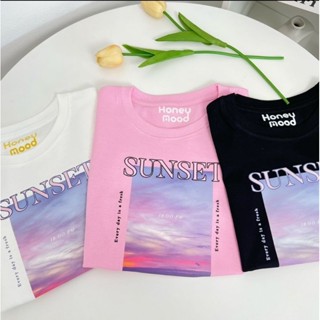 Honey mood เสื้อครอป sunset