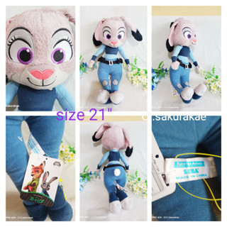 (พร้อมส่ง) ตุ๊กตามือสอง Zootopia นครสัตว์มหาสนุก ตุ๊กตาลิขสิทธิ์แท้  ตุ๊กตาผ้า