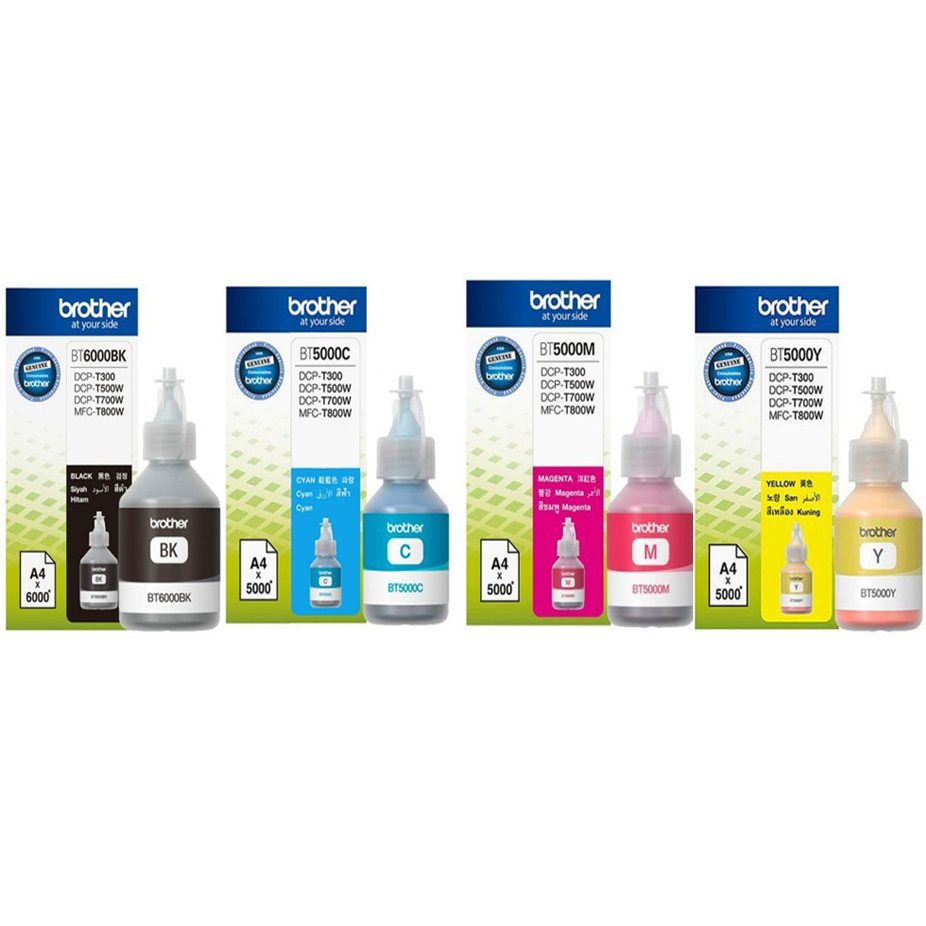 หมึกแท้ Ink Brother D60BK / BT-5000C / BT-5000M / BT-5000Y