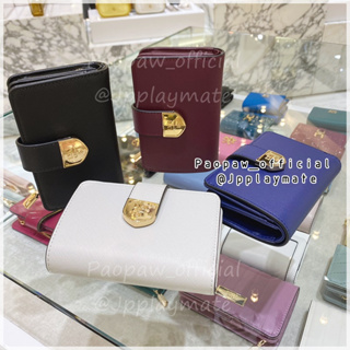 LYN กระเป๋าสตางค์ รุ่น Athella Metal Short Wallet : LL23FWS115 แท้จากชอป พร้อมอุปกรณ์