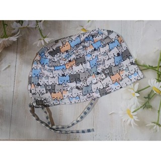 หมวกคลุมผม หมวกห้องผ่าตัด scrub cap