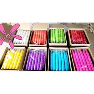 ขนมกรวยไอติมทำกระทง 10 แถว คละสี / 1 ลัง 40 แถว คละสี