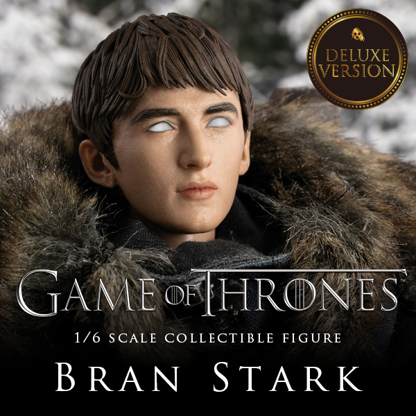 Game of Thrones ( Threezero ) Bran Stark (Deluxe edition) ขนาด 1/6 มือ 1 ของแท้  * เจ้าของขายเอง *