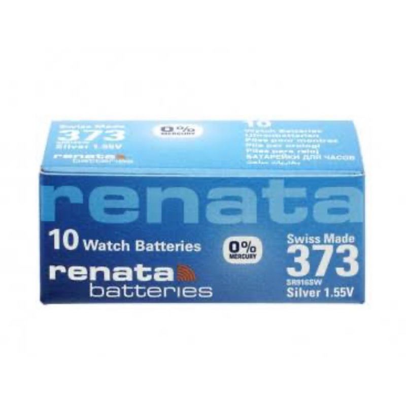 ถ่านนาฬิกาRenata 373/SR916SW ของแท้ 1 ก้อน(Exp:12/2026)