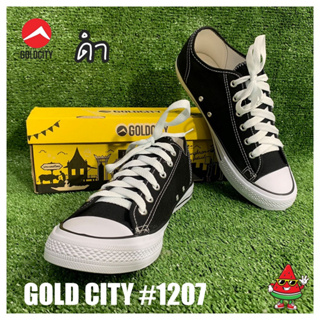 GoldCity รองเท้าผ้าใบ  ใส่ทนใส่ดีสีไม่ตกพื้นนุ่ม มี 5 สี Size37-47 No01