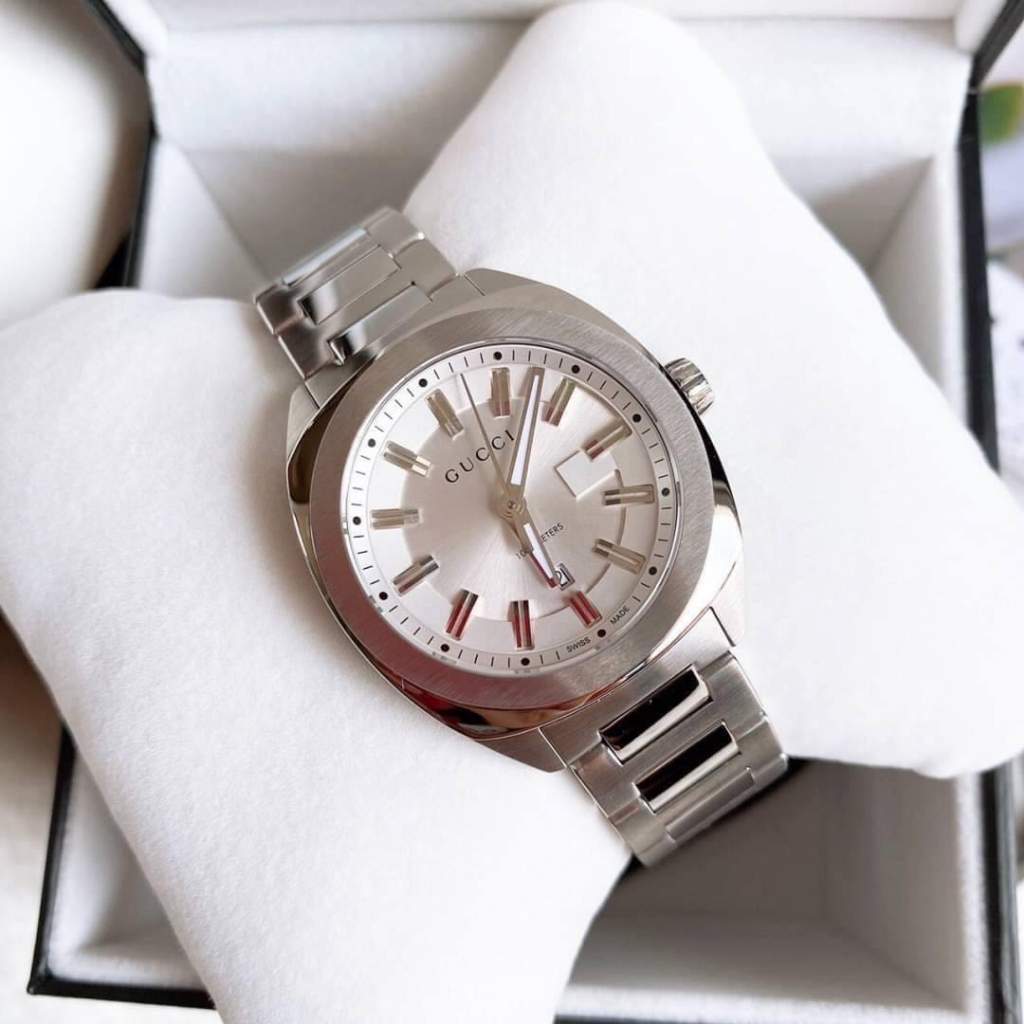 YA142402_Gucci GG2570 Silver Dial Ladies Watch