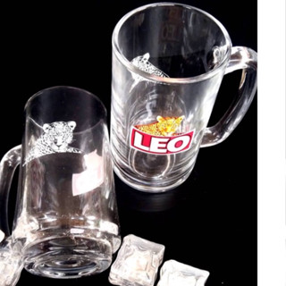 แก้วเบียร์ลีโอหรือBEER MUG 357 ml.  (สั่งได้ไม่เกิน 6ใบต่อบิล)