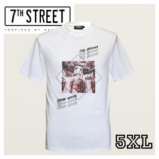 7th Street เสื้อยืด ขนาด 5XL รอบ อก 60 นิ้ว รุ่น MET001