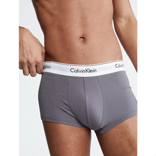 กางเกงในบ็อชเซอร์CALVIN KLEIN MODERN COTTON STRETCH  LOW RISE TRUNK**ได้สินค้า 1 ตัว