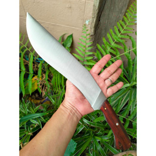 มีดกุรข่า Kukri มีดเดินป่า มีดมาเชเต้ มีดพก Machete มีดแคมป์ 11” SUP9 Full tang ตีร้อนชุบแข็ง ผิวขัด ด้ามพะยูง หมุดโมเสค