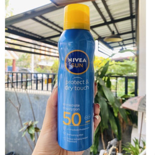 ☀️ Nivea นีเวีย ซัน สเปรย์ โพรเทค แอนด์ ดราย ทัช รีเฟรชชิ่ง SPF50 200 มล.