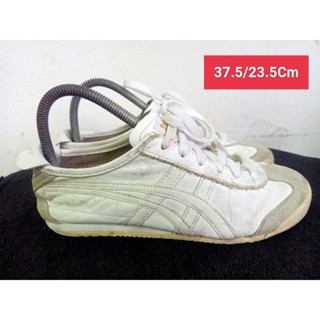 Onitsuka Size 37.5 ยาว 23.5 Cm  รองเท้ามือสอง  ผู้หญิง เท้าเล็ก แฟชั่น ลำลอง ทำงาน