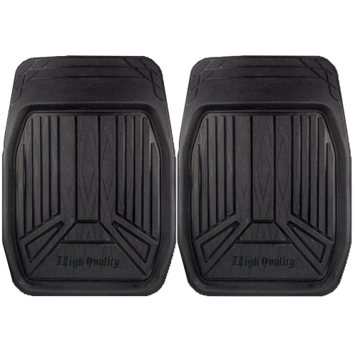 K-RUBBER ถาดยางปูพื้นรถยนต์ สำหรับรถเก๋งเล็ก ECO CAR คู่หน้า 2ชิ้น