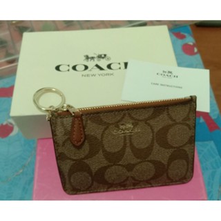 COACH กระเป๋าสตางค์คล้องมือ มือ1