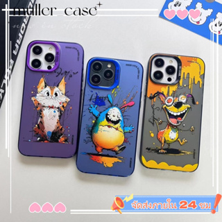 📦จัดส่ง24ชม📦เคสไอโฟน iphone 11 14 Pro Max บุคลิกภาพ การ์ตูน กราฟ ป้องกันการตก เคส iphone 12 13 Pro Case for iPhone