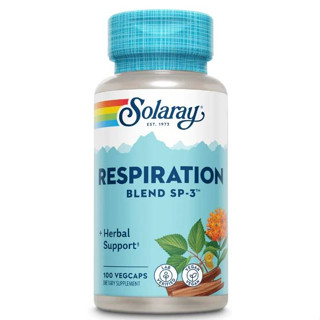 บำรุงปอด และ การหายใจ Respiration 100vegcaps solaray