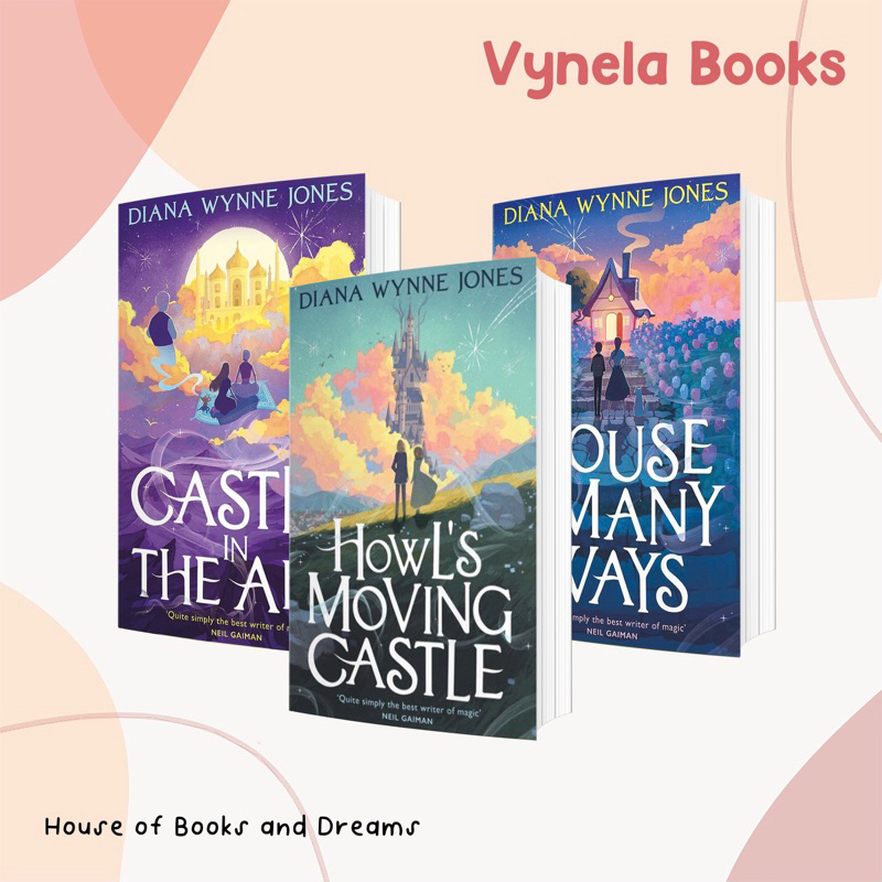 VYNELA (หนังสือภาษาอังกฤษ) HOWL’S MOVING CASTLE / CASTLE IN THE AIR / HOUSE OF MANY WAYS : NEW COVER — DIANA WYNNE JONES