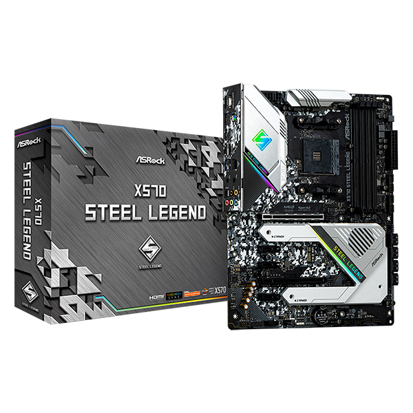 MAINBOARD (AM4) ASROCK X570 STEEL LEGEND DDR4