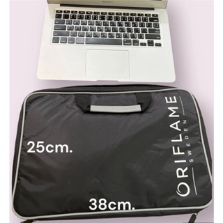 Oriflame กระเป๋าโน๊ตบุ๊ค/Laptopแบบมีซิป,แถมสายคล้องไหล่ ป้องกันการกระแทก,ริ้วรอยขีดข่วน