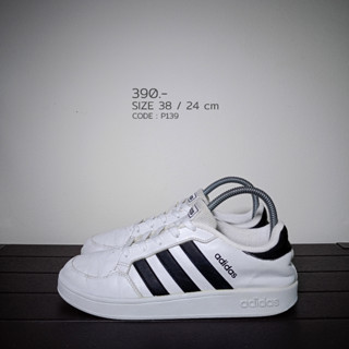 adidas 38 / 24 cm มือสองของแท้ (P139)