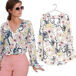 NX :  Print Floral Blouse ( เสื้อลายดอก )