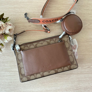 coach Holden Crossbody In Colorblock Signature Canvas