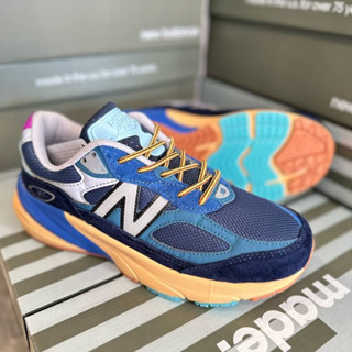 นองเท้า งานเทียบแท้ 100%New Balance M990SS6 New Bailun NB990V6 รองเท้าวิ่งจ๊อกกิ้ง สีขาว รุ่นที่ 6