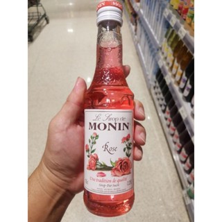 ecook​ น้ำเชื่อม​ โมนิน​ กลิ่น​​ กุหลาบ​ วานิลา​ c​ monin rose​ vanilla​ passion​ caramel strawberry​ syrup​ 250ml