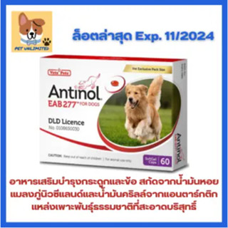 Antinol อาหารเสริมจากสารธรรมชาติ ดูแลกระดูกและข้อสำหรับสุนัข