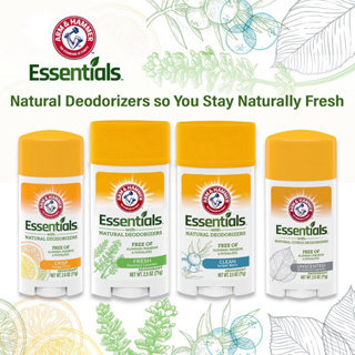 Arm &amp; Hammer Essentials Deodorant with Natural Deodorizers /71g ระงับกลิ่นกาย สูตรสารสกัดจากธรรมชาติ