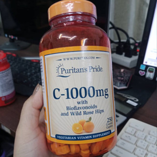 Puritans Pride Vitamin C-1000 mg with Bioflavonoids &amp; Rose Hips-250-Caplets