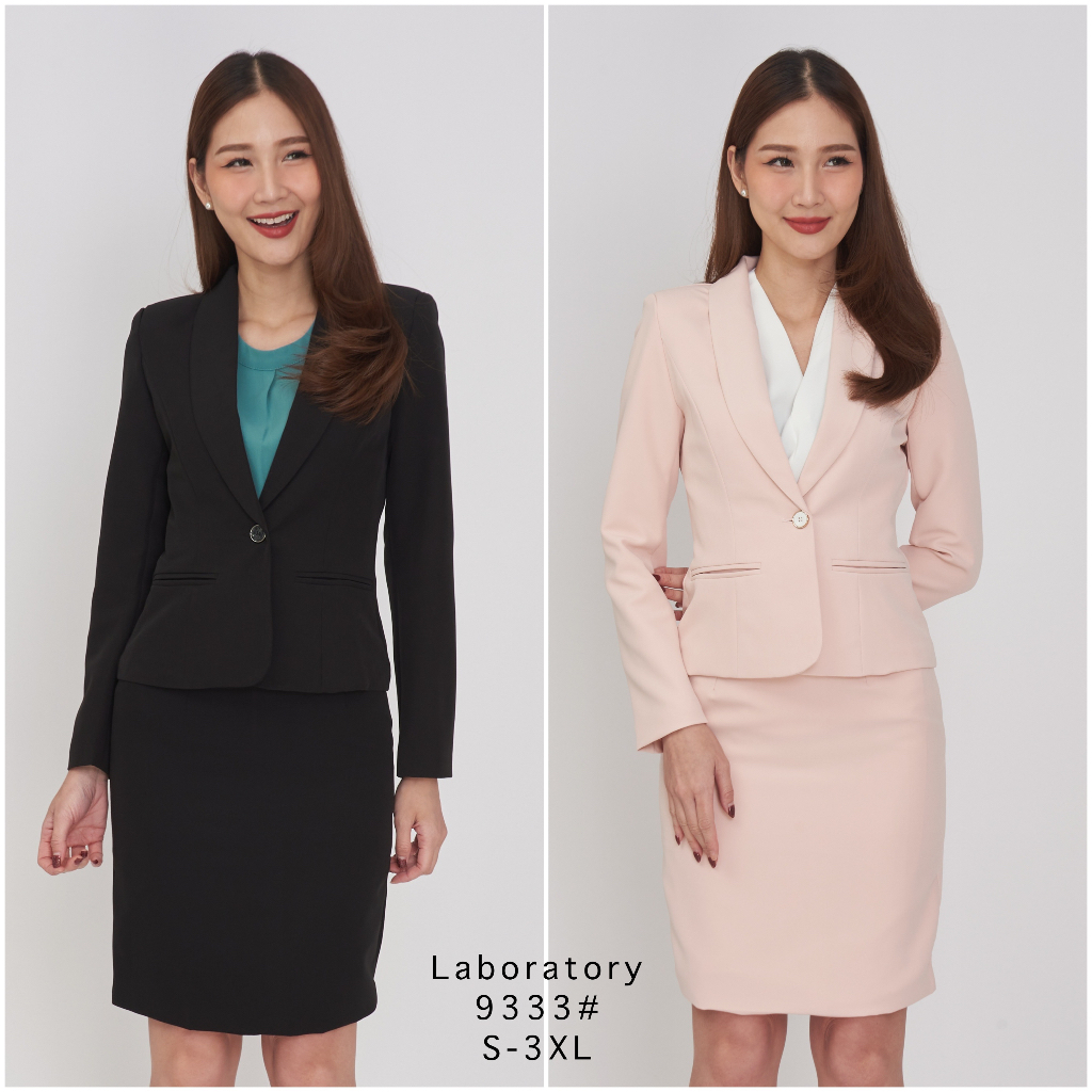 Laboratory  เสื้อสูท 9333# สูทปกมนทรงตัวสั้น