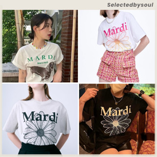 [Preorder] Mardi Mercredi T-Shirt Flowermardi ของแท้100% ✨ เสื้อยืดนำเข้าจากเกาหลี