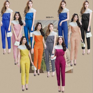 เช็คสินค้าก่อนกดสั่ง 9658 ชุดเซ็ทเสื้อทูโทนกางเกงขายาว