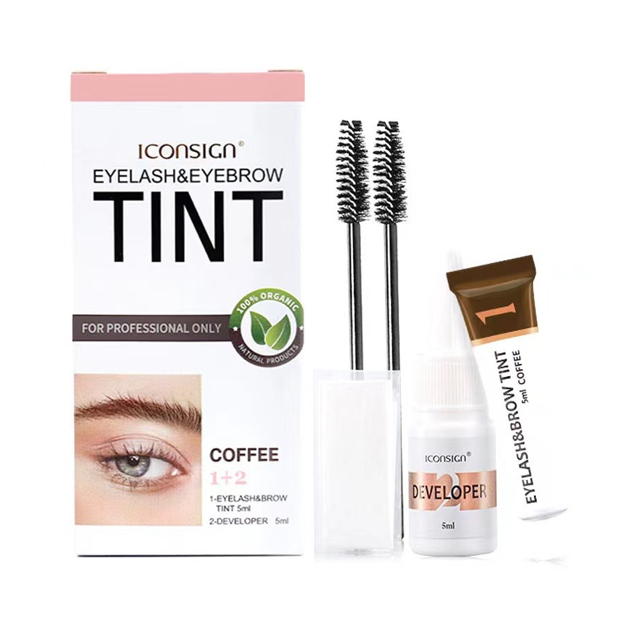 ชุดย้อมสีขนตา ขนคิ้ว Iconsign แท้ ทิ้นย้อมขนตา สีย้อมขนตา สีย้อมคิ้ว ที่ย้อมขนตา น้ำยาย้อมขนตา น้ำยาย้อมคิ้ว ย้อมขนตา