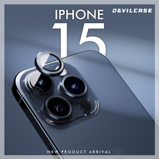 DEVILCASE Sapphire Lens กระจกกันรอย ที่ครอบเลนส์ ขอบเลนส์กล้อง iPhone 15 Pro Max