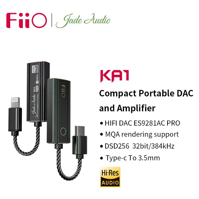 [มือสอง] FiiO KA1 DAC&Amp หางหนู lighting สีเขียว