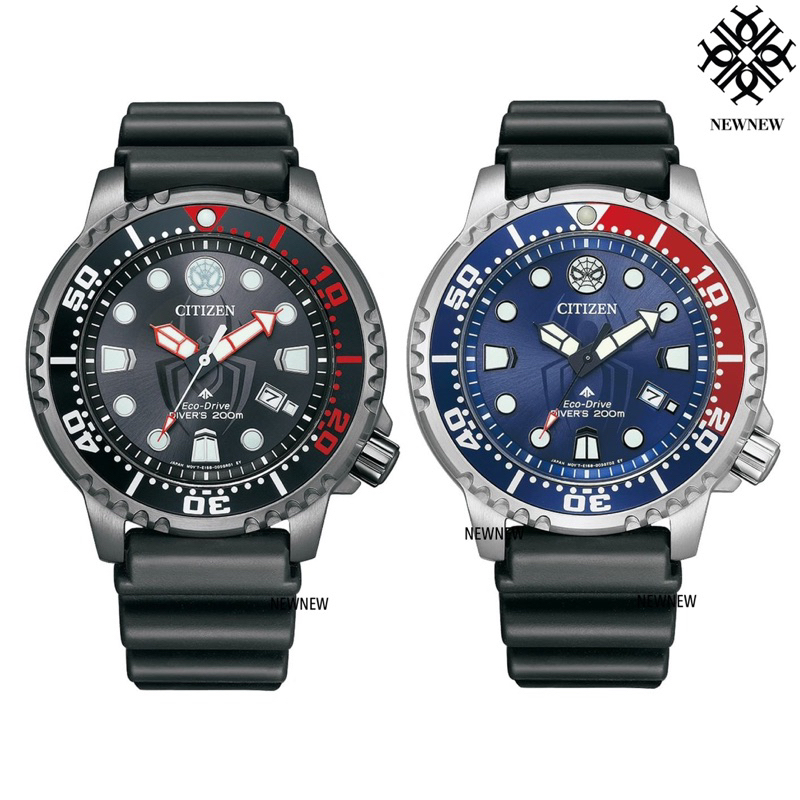 CITIZEN ECO-DIVE SPIDERMAN LIMITED 500 เรือน BN0250-07L BN0255-03E ของแท้ประกันศูนย์