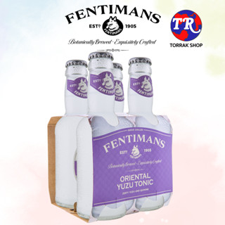 (Pack 4) Fentimans Oriental Yuzu Tonic Water เฟนติแมนส์ ออเรียนทอล ยูซุ โทนิค วอเตอร์ 200 ml