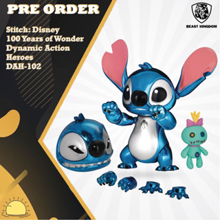 Pre order Beast Kingdom Stitch: Disney 100 Years of Wonder Dynamic Action Heroes DAH-102