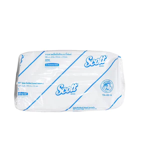 23754 กระดาษทิชชู่ Scott กระดาษเช็ดมือ scott interfold hand towels 250 แผ่น/แพ็ค