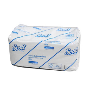 (ลัง) 23754 กระดาษทิชชู่ scott กระดาษเช็ดมือ scott interfold hand towels 24 แพ็ค/ลัง
